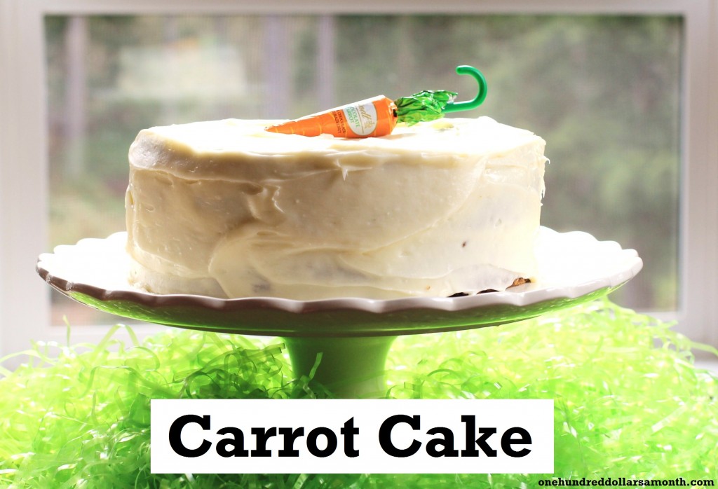 recipe carrot cake easter dessert