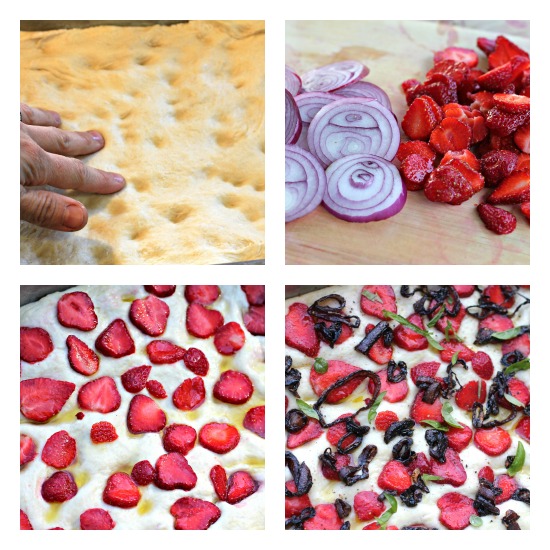 Easy Bread Recipes – Strawberry Focaccia with Balsamic Onions