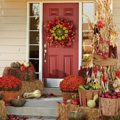 Front Porch Decorating Ideas for Fall | One Hundred Dollars a Month