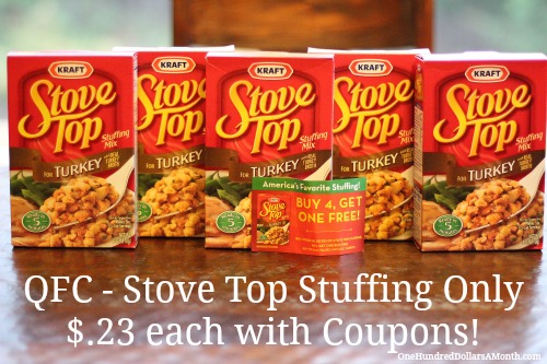 Coupon stove top stuffing