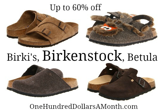 6pm has Birkenstocks, Birkiâ€™s, and Betula shoes on sale for up to 60 ...