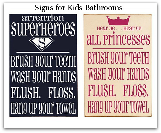 Bathroom Sign For Home