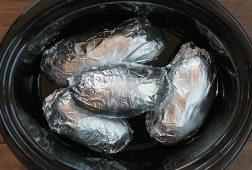 Bagte kartofler i slowcooker