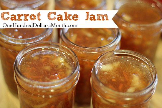 carrot cake jam