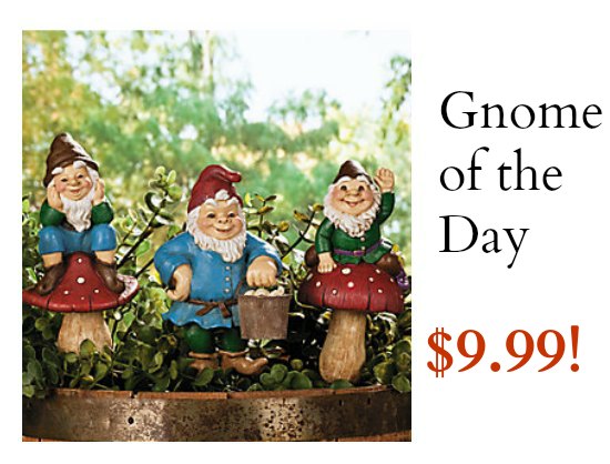 garden gnomes