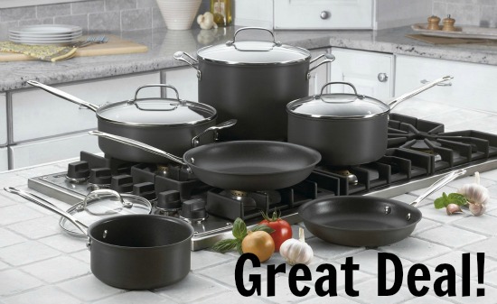 Cuisinart 66-10 Chef's Classic Nonstick Hard-Anodized 10-Piece Cookware Set
