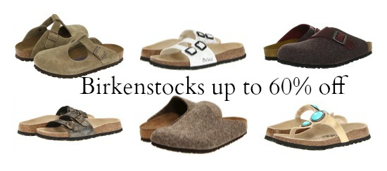 6pm has Birkenstocks up to 60% off PLUS free shipping too!