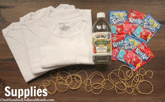 how to make a tie dye shirt with kool aid