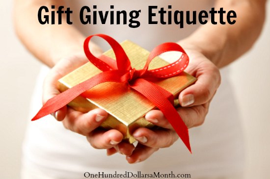 Gift Giving Etiquette - What Do You Think?