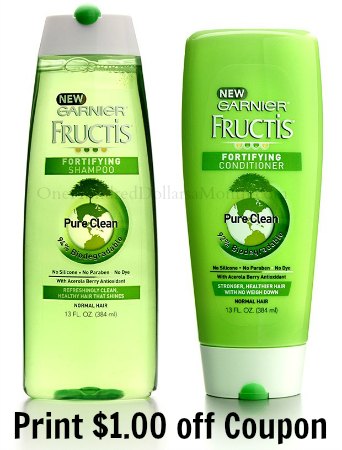 Garnier fructis shampoo coupons
