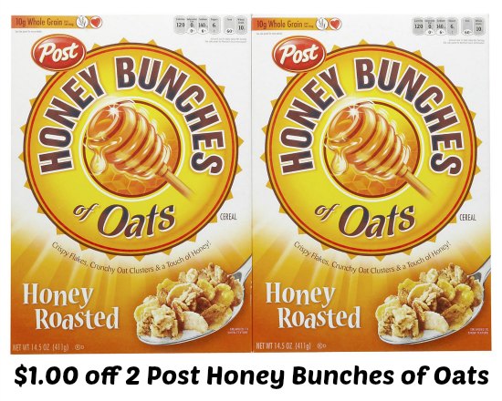 Printable coupons for honey bunches of oats
