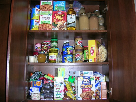 What I Feed My Family: The Pantry Shelves Before Going Local