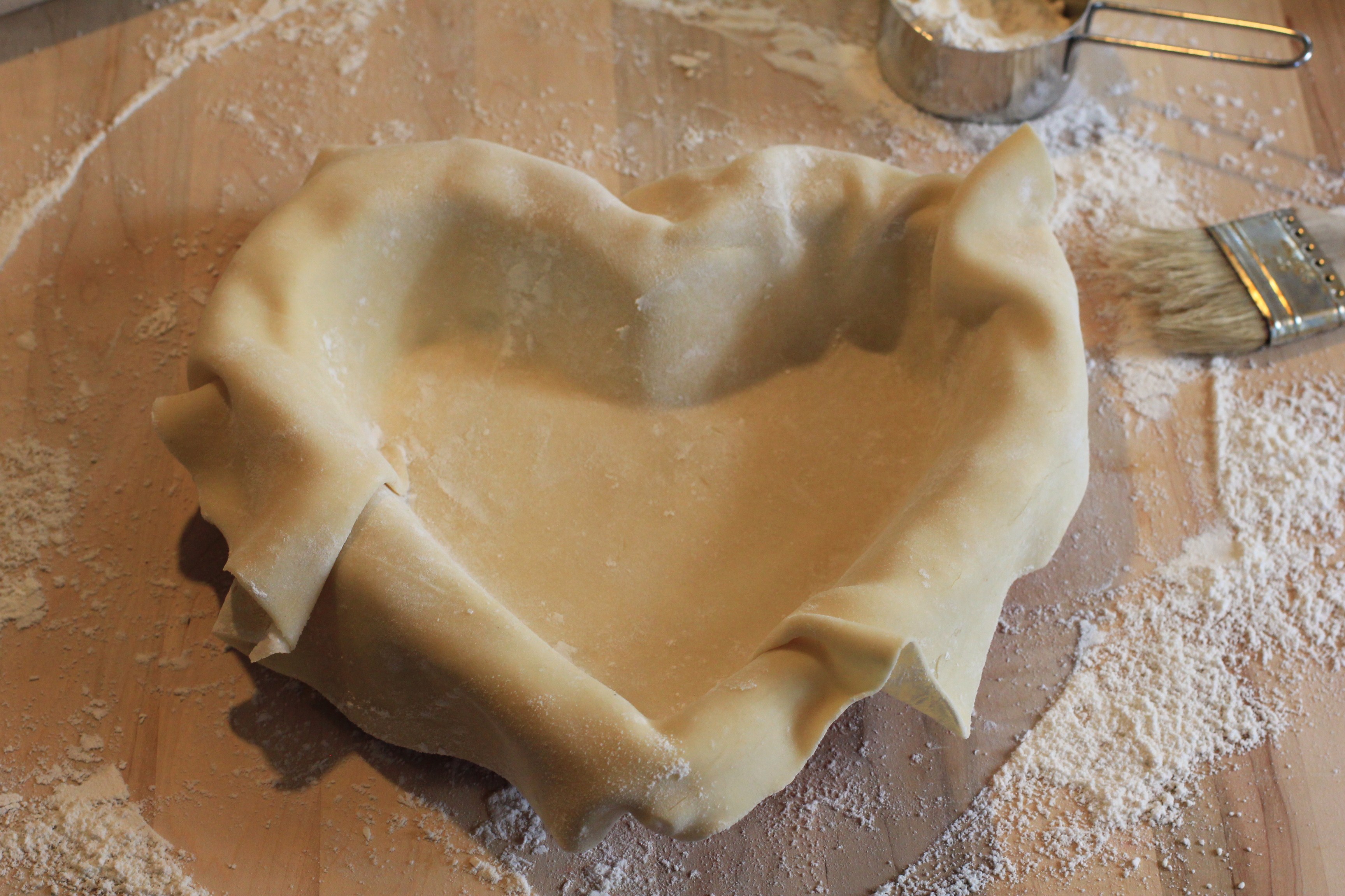 Last Minute Valentine’s Day Idea:  A Heart Shaped Homemade Apple Pie