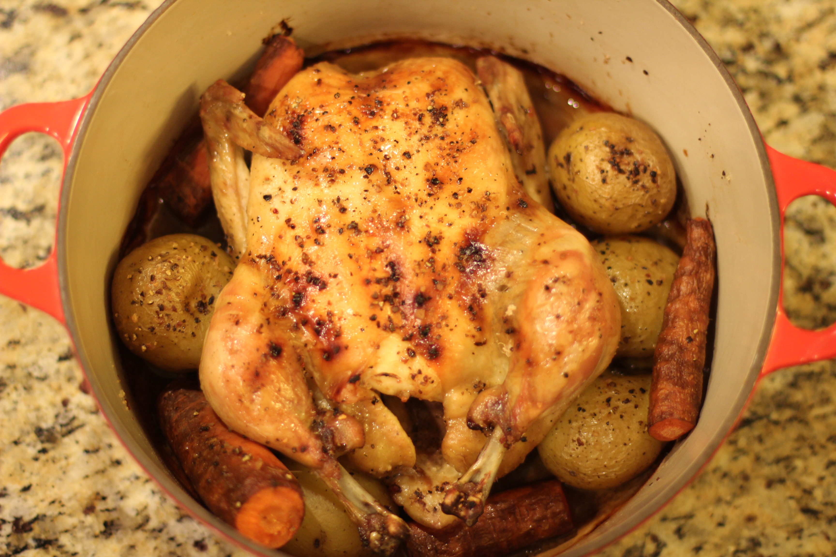 Roasted Chicken with Potatoes
