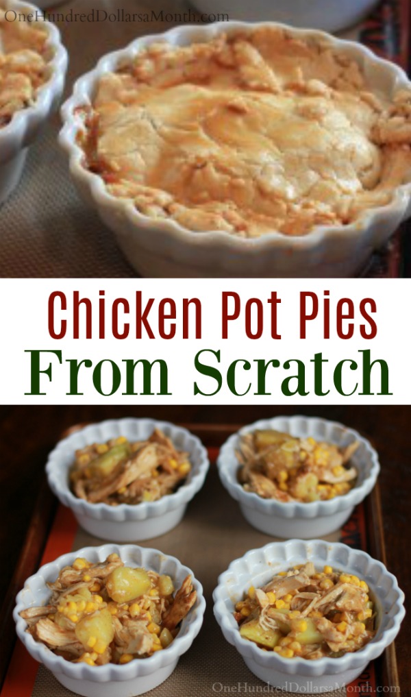 Freezer Meal Chicken Pot Pies From Scratch