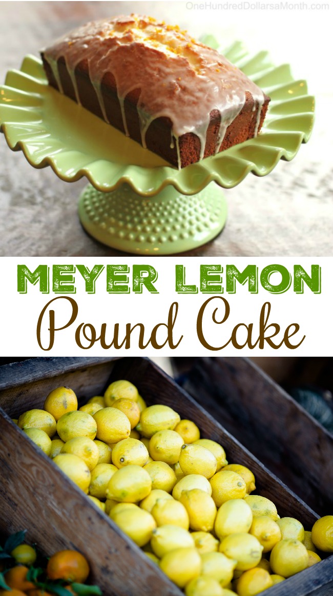 Meyer Lemon Pound Cake