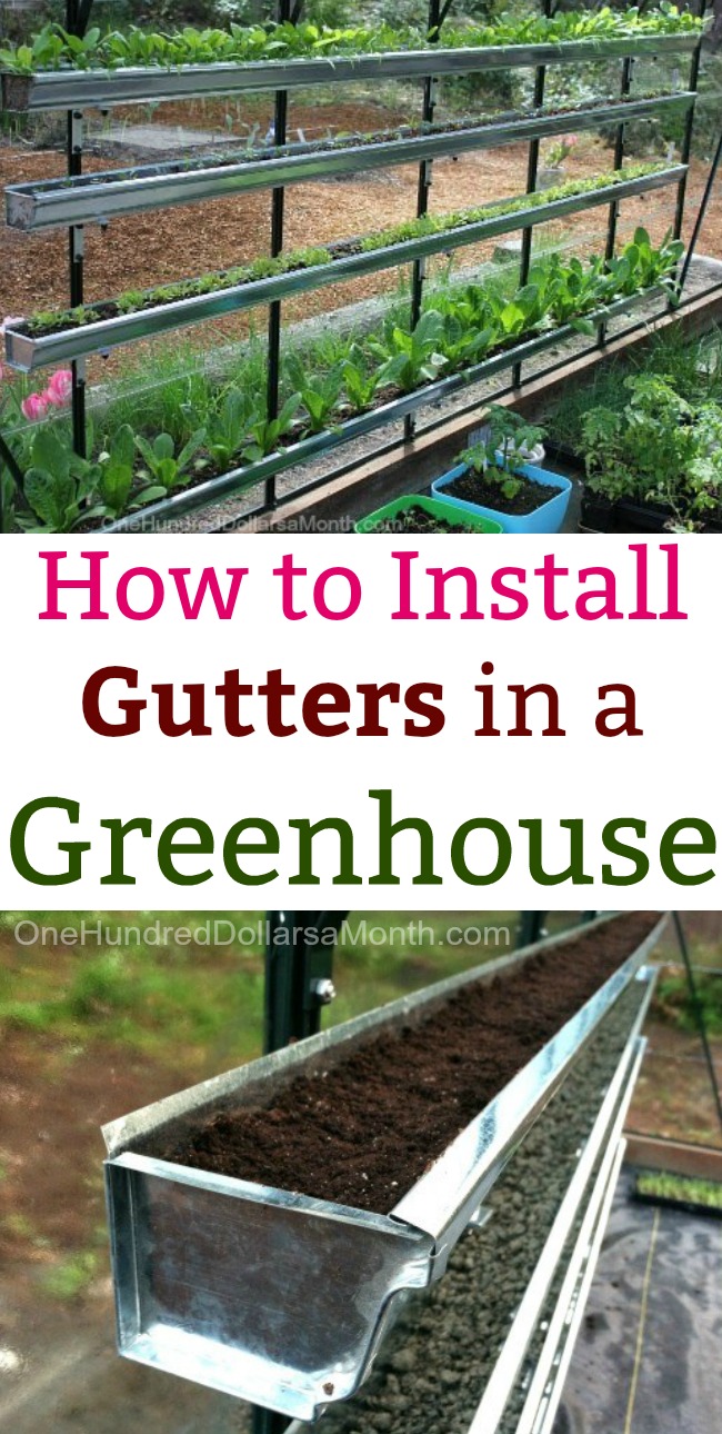 How to Install Gutters in a Greenhouse