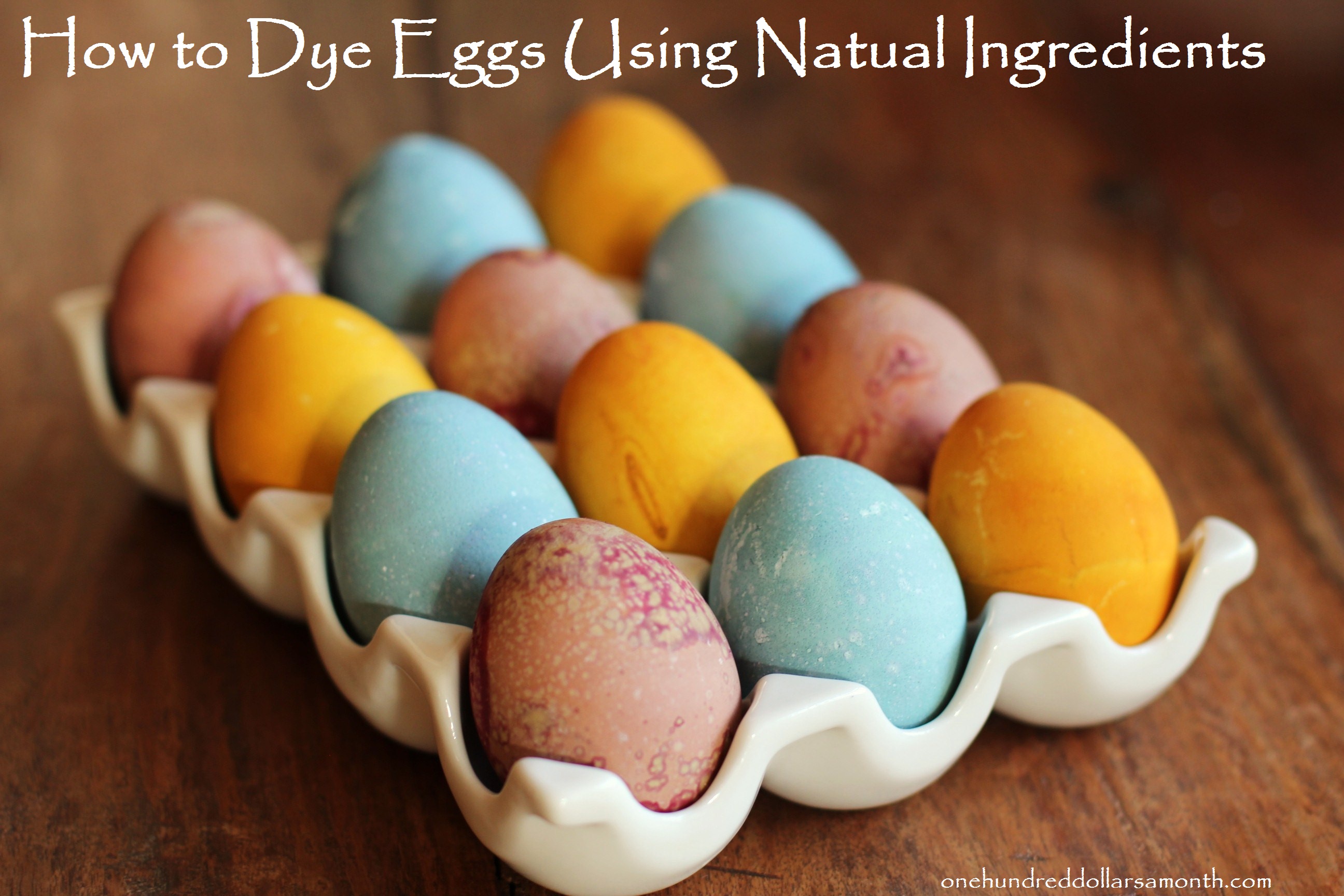 Easy Easter Craft: How to Dye Eggs With Natural Ingredients ~ No Dyes!
