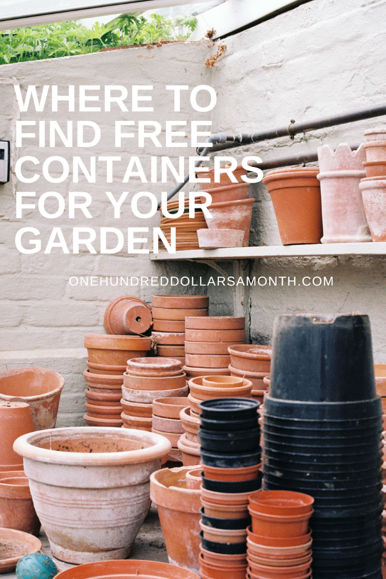 How to Find Free Containers For Your Garden
