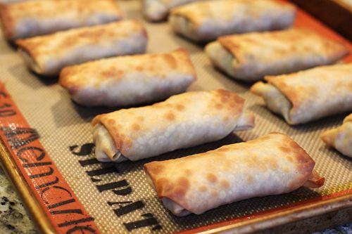 Recipe: Baked Not Fried Pork Egg Rolls