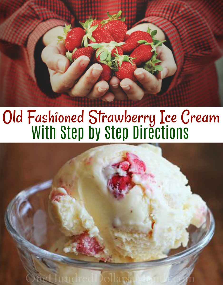 Old Fashioned Strawberry Ice Cream Recipe