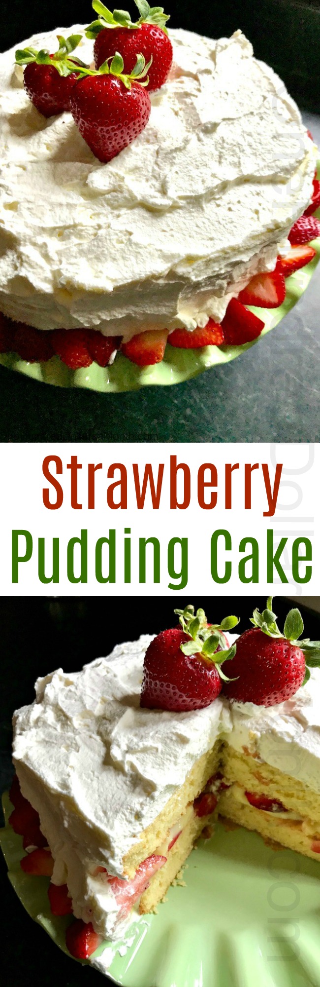 Recipe The Best Strawberry Pudding Cake Ever One Hundred Dollars a Month