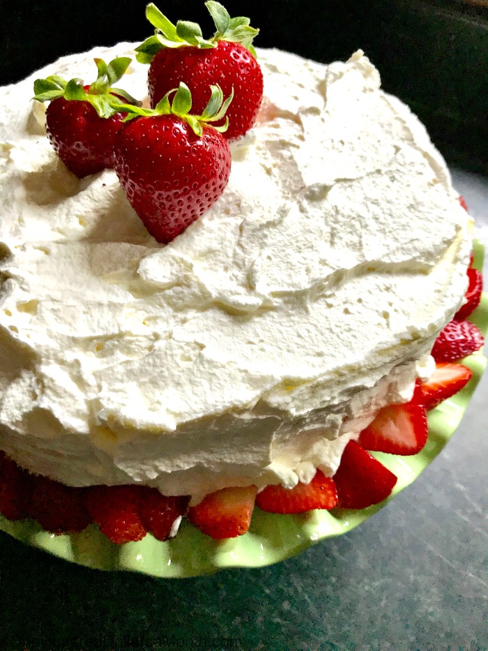 Strawberry Pudding Cake