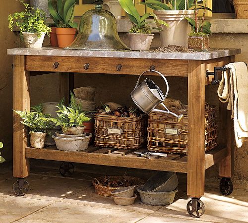 Potting Bench &amp; Work Space Inspiration - One Hundred ...