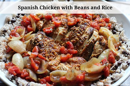 Recipe – Spanish Chicken with Beans and Rice