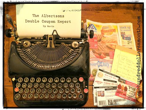 The Albertsons Double Coupon Report – What Did Mavis Buy?
