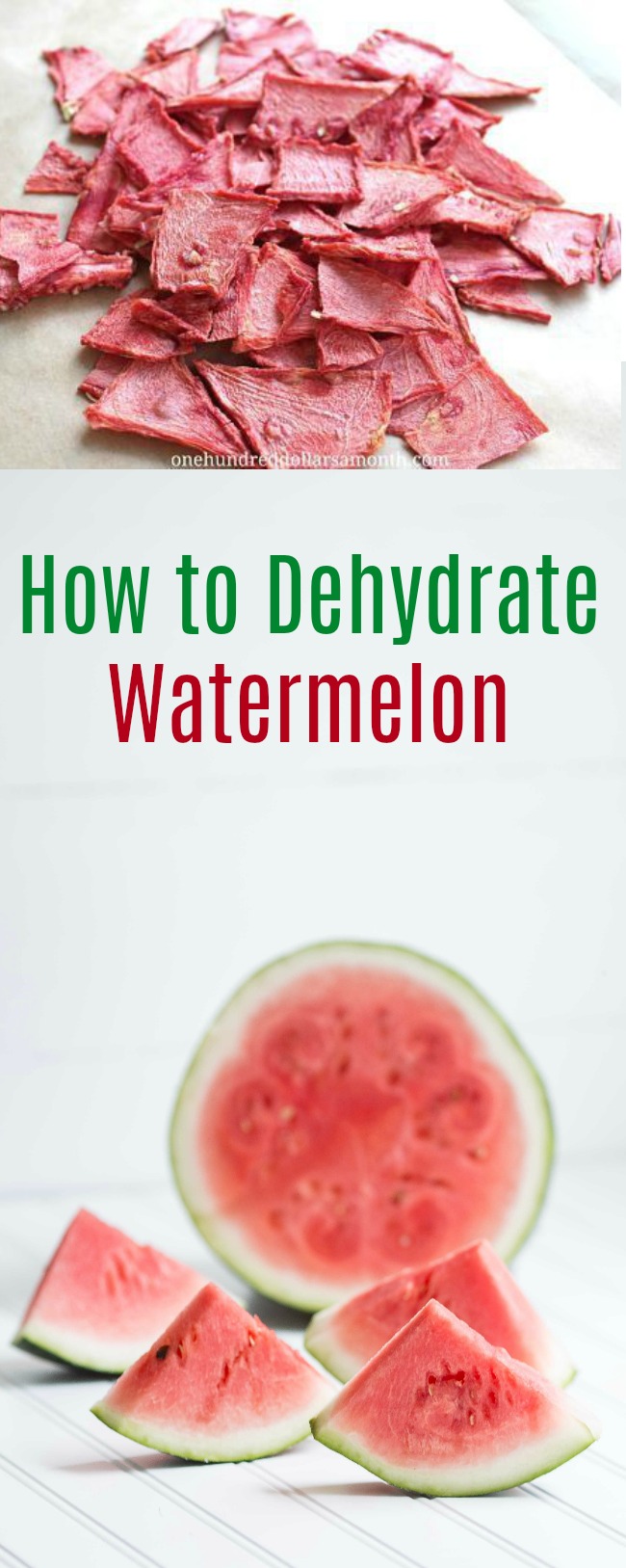 How to Dehydrate Watermelon – How to Make Watermelon Candy