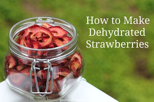 How to Dehydrate Strawberries