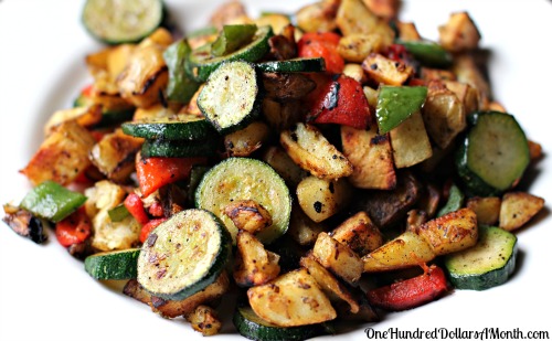 Fried Zucchini And Potatoes