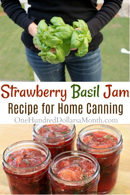 Strawberry Basil Jam Recipe