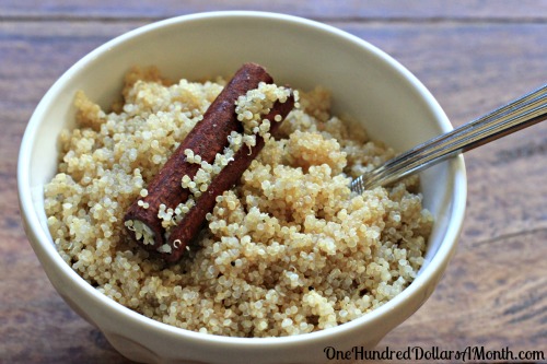 Sunday Brunch Recipes – Breakfast Quinoa with Cinnamon and Nutmeg