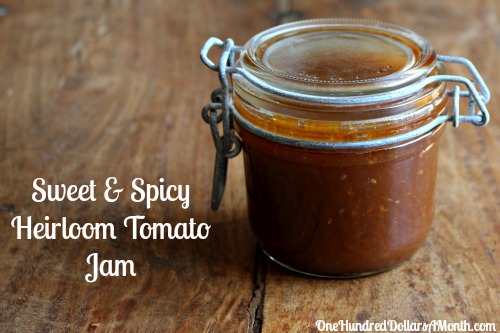 Recipe – Sweet and Spicy Heirloom Tomato Jam