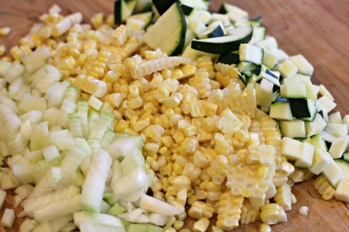 Easy Corn Recipes – Summer Corn with Zucchini and Onions