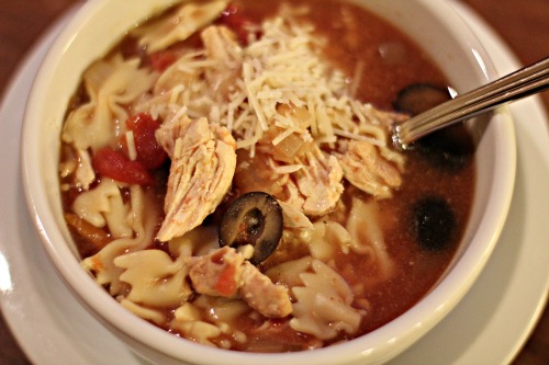 Easy Crock Pot Recipes – Italian Chicken Pasta Soup