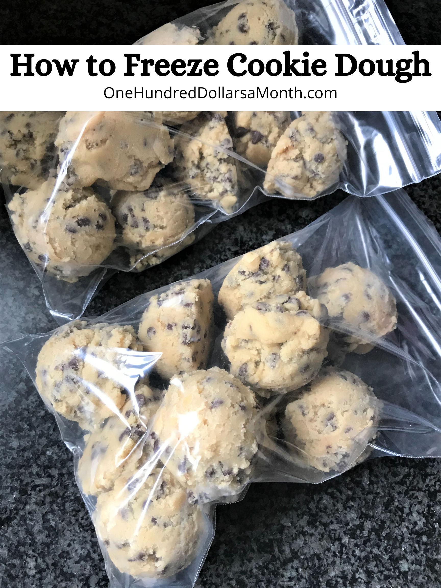 Time Saving Tips – How to Freeze Cookie Dough