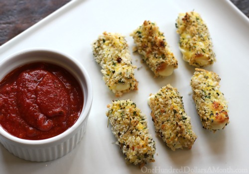 Baked Mozzarella Sticks