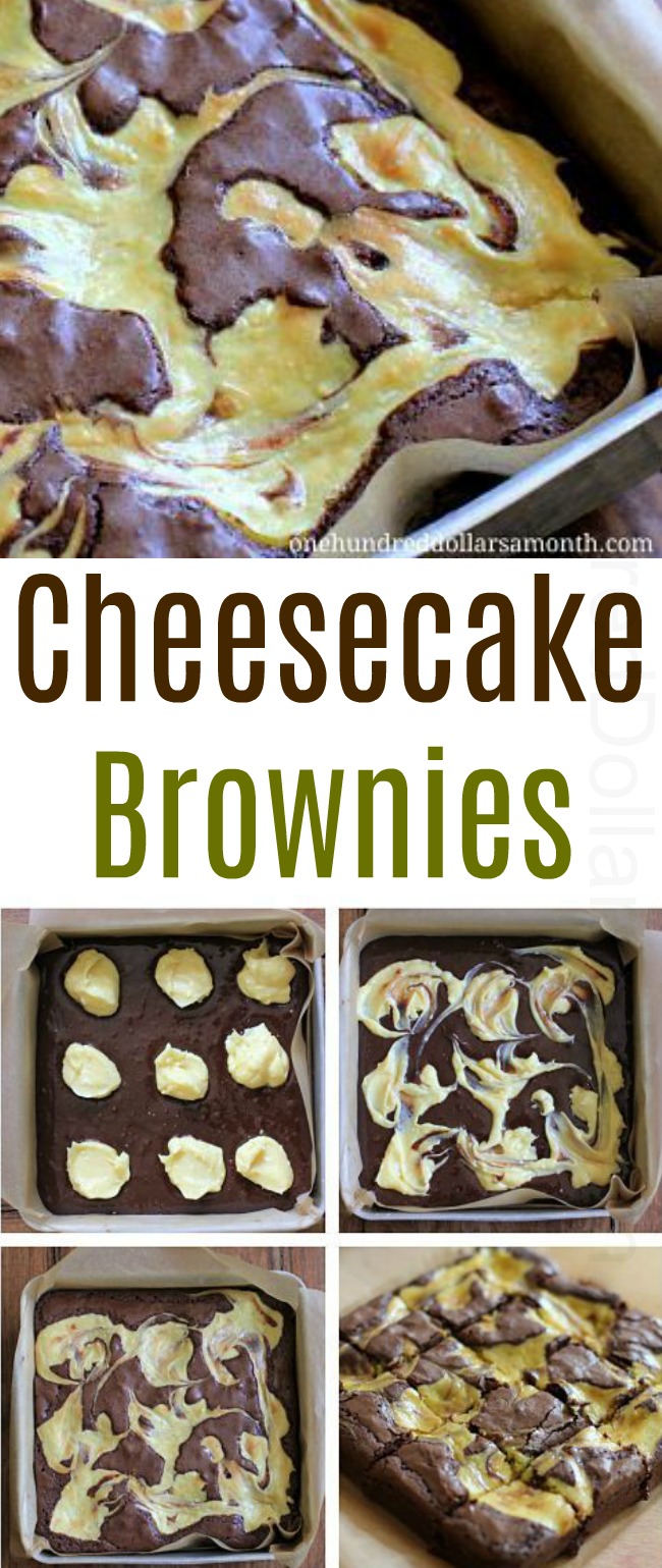 Easy Dessert Recipes – Cheesecake Brownies