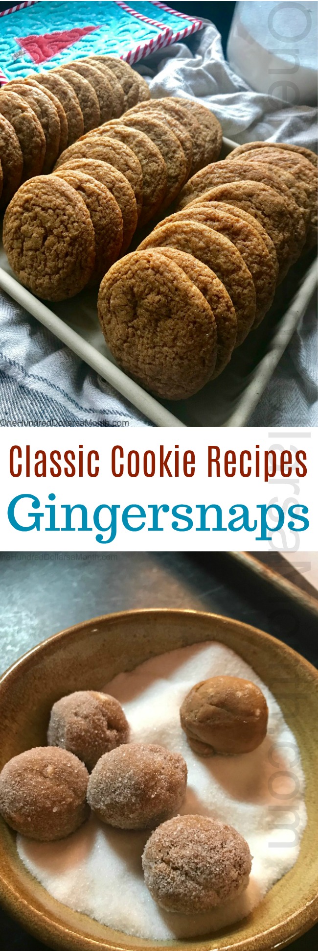 Classic Cookie Recipes – Gingersnaps