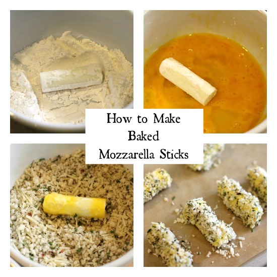 Healthy Snacks For Kids – Baked Mozzarella Sticks Recipe