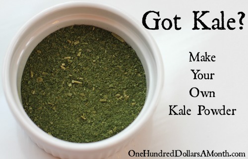 Recipe – How to Make Kale Powder
