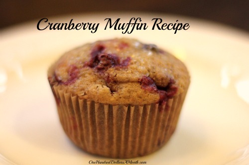 Sunday Brunch Recipes – Cranberry Muffins