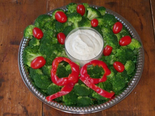 Christmas Fruit and Vegetable Platter Ideas