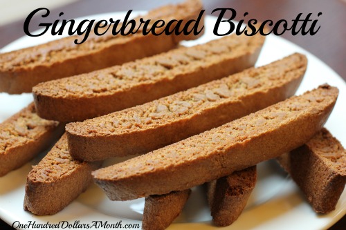 25 Days of Christmas Cookies – Gingerbread Biscotti