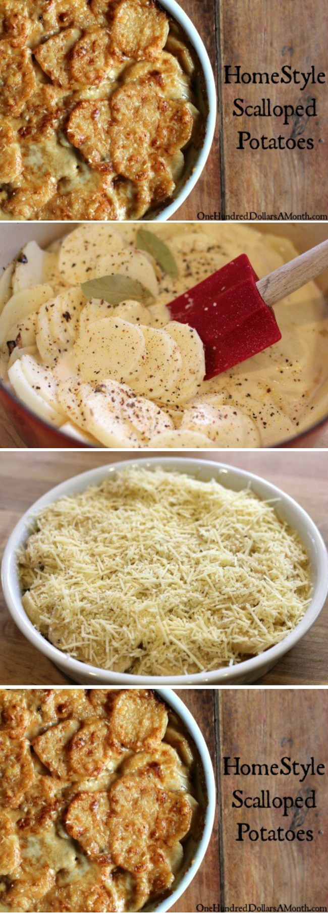 Christmas Side Dish Recipes – HomeStyle Scalloped Potatoes