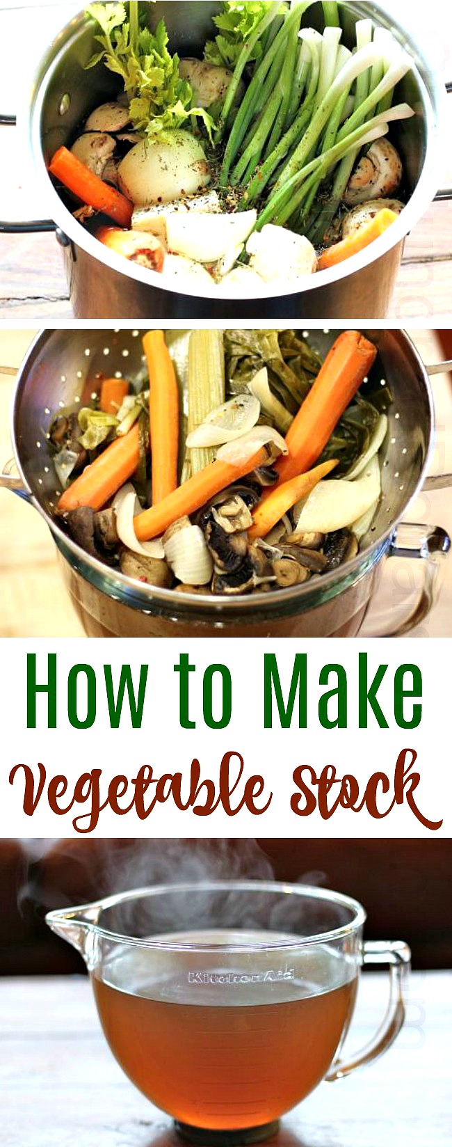 Recipe for Vegetable Stock