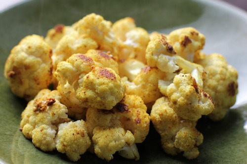Easy Side Dish Recipes – Roasted Cauliflower with Curry